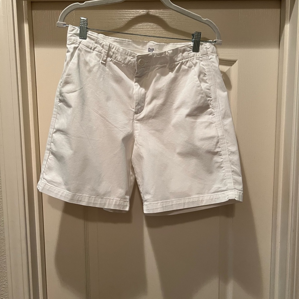 Gap City Short Womens Chino Shorts Size 8 white